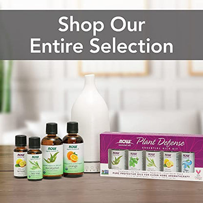 NOW Essential Oils Eucalyptus Oil – Steam Distilled, 100% Pure, 1 oz