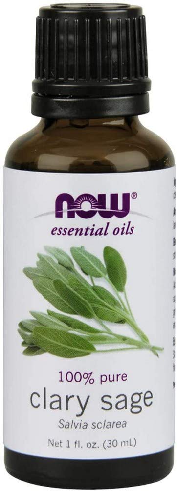 NOW Foods 100% Pure Clary Sage Essential Oil 1 fl oz | Aromatherapy and Mood Support
