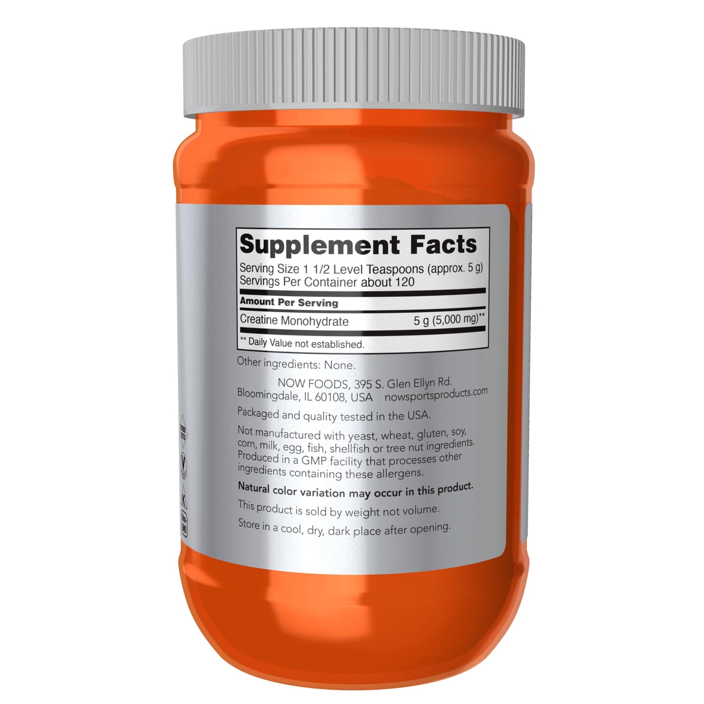 NOW Foods Creatine Monohydrate Powder 21.2 oz – Mass Building & Energy Production