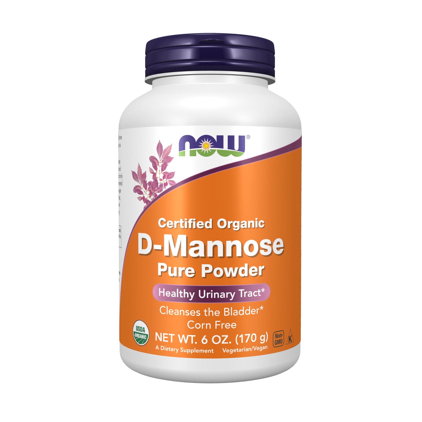 NOW Foods D-mannose Powder – Non-GMO Project Verified, 6 oz