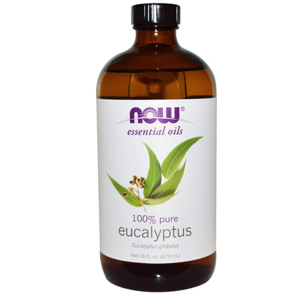 NOW Foods Eucalyptus Globulus Oil 16 fl oz (2 Pack) | 100% Pure Eucalyptus Essential Oil