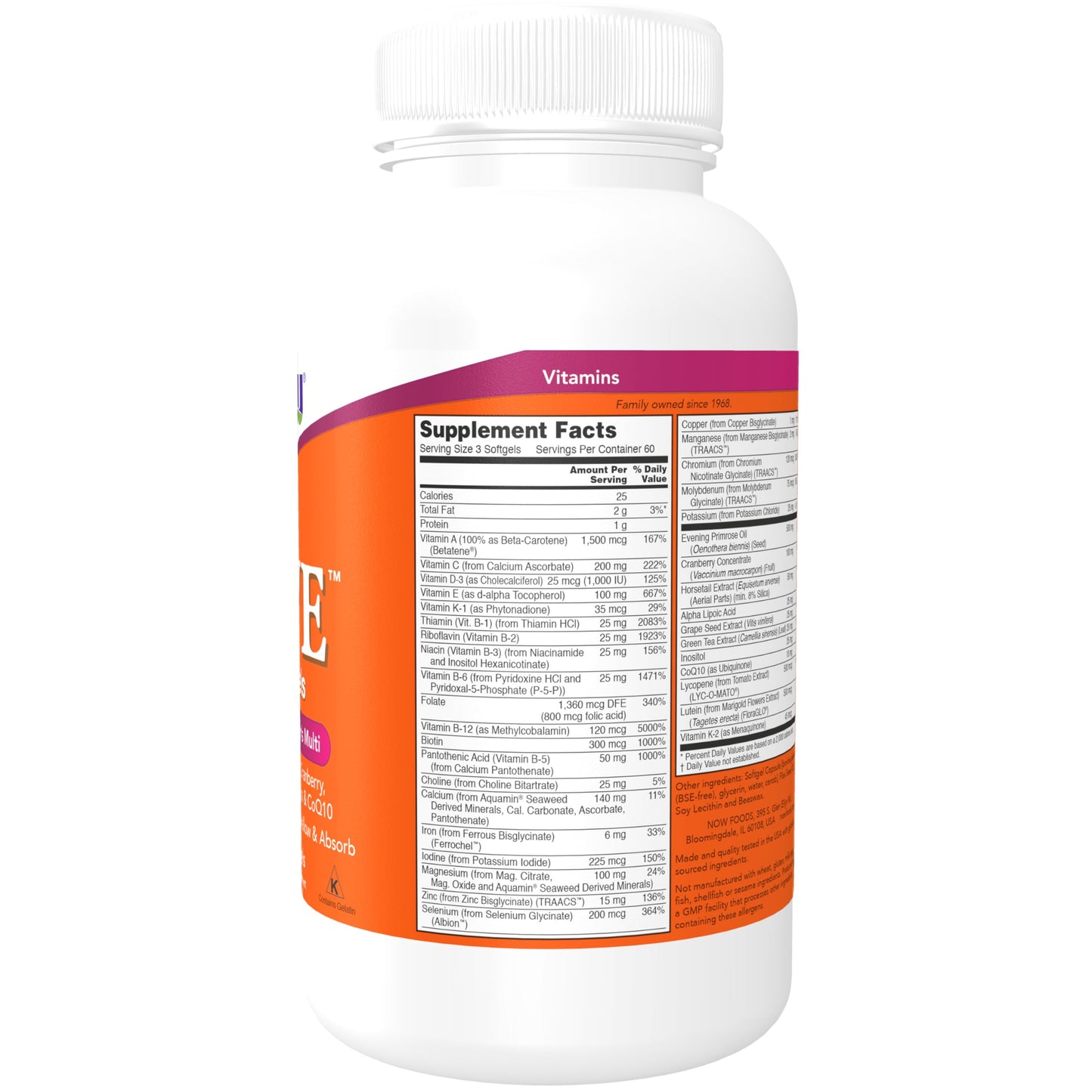 NOW Foods Eve Superior Women's Multi - 180 Softgels | Dietary Supplement