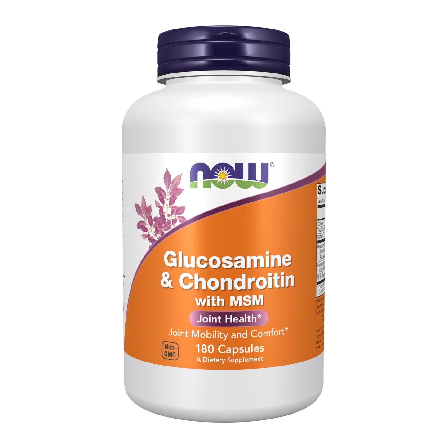 NOW Foods Glucosamine, Chondroitin & MSM – Joint Health (180 Veg Caps)