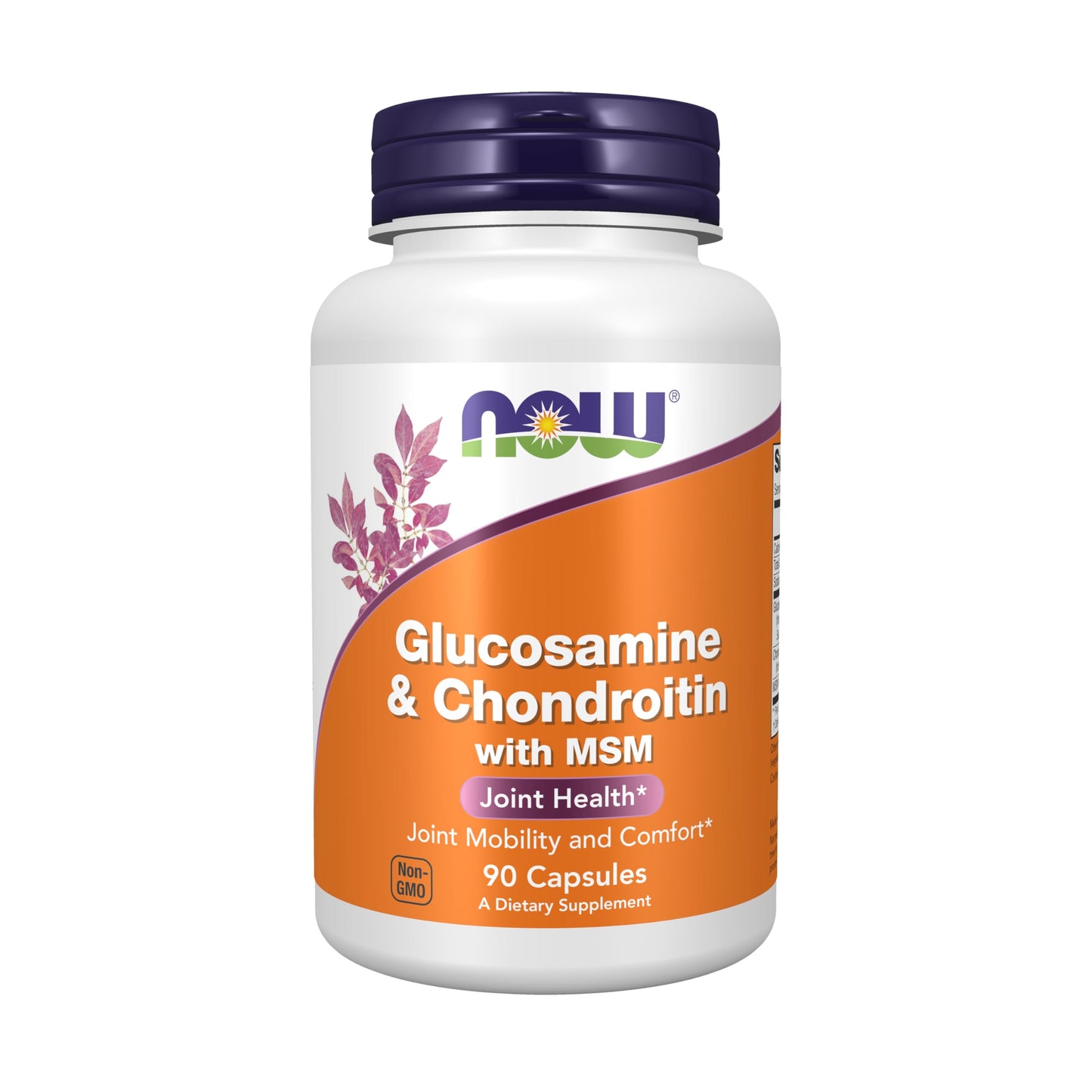 NOW Foods Glucosamine & Chondroitin with MSM – Joint Health, Mobility & Comfort, 90 Veg Capsules