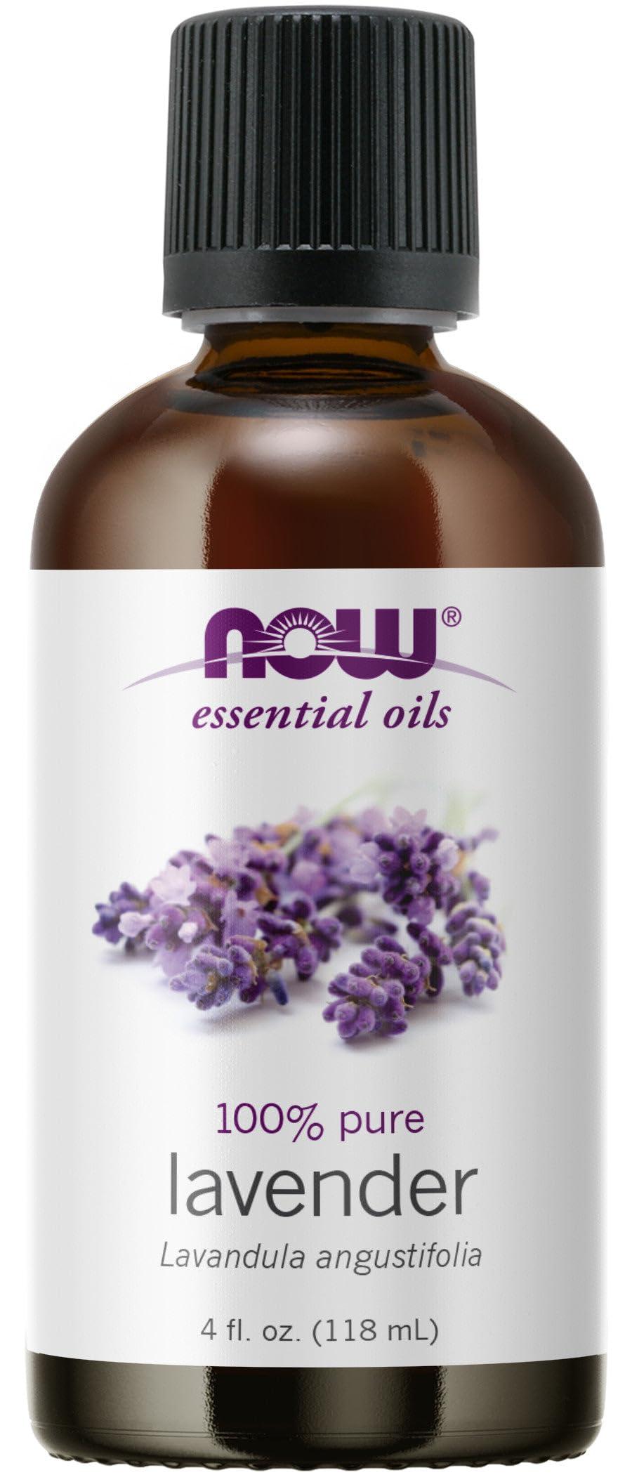 Now Foods Lavender Oil, 4 Oz - 100% Pure Essential Oil
