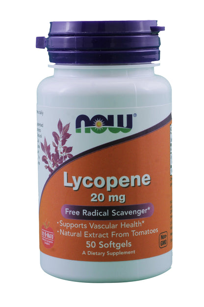 Now Foods Lycopene, 50 Softgels / 20 mg (Pack of 2) | Lyc-O-MATO Tomato Complex