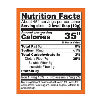 NOW Foods Whole Psyllium Husks – Non-GMO, 6 g Soluble Fiber per Serving, 10 lb