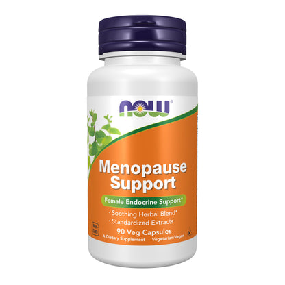 NOW Foods Menopause Support - Soothing Herbal Blend & Standardized Extracts, 90 Veg Capsules