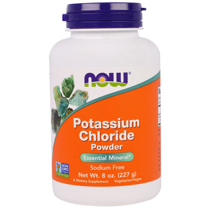 Now Foods Potassium Chloride Powder – Salt Substitute, 8 oz (2 pack)
