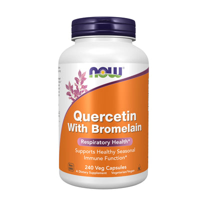 NOW Foods Quercetin with Bromelain - Balanced Immune System - 240 Veg Caps
