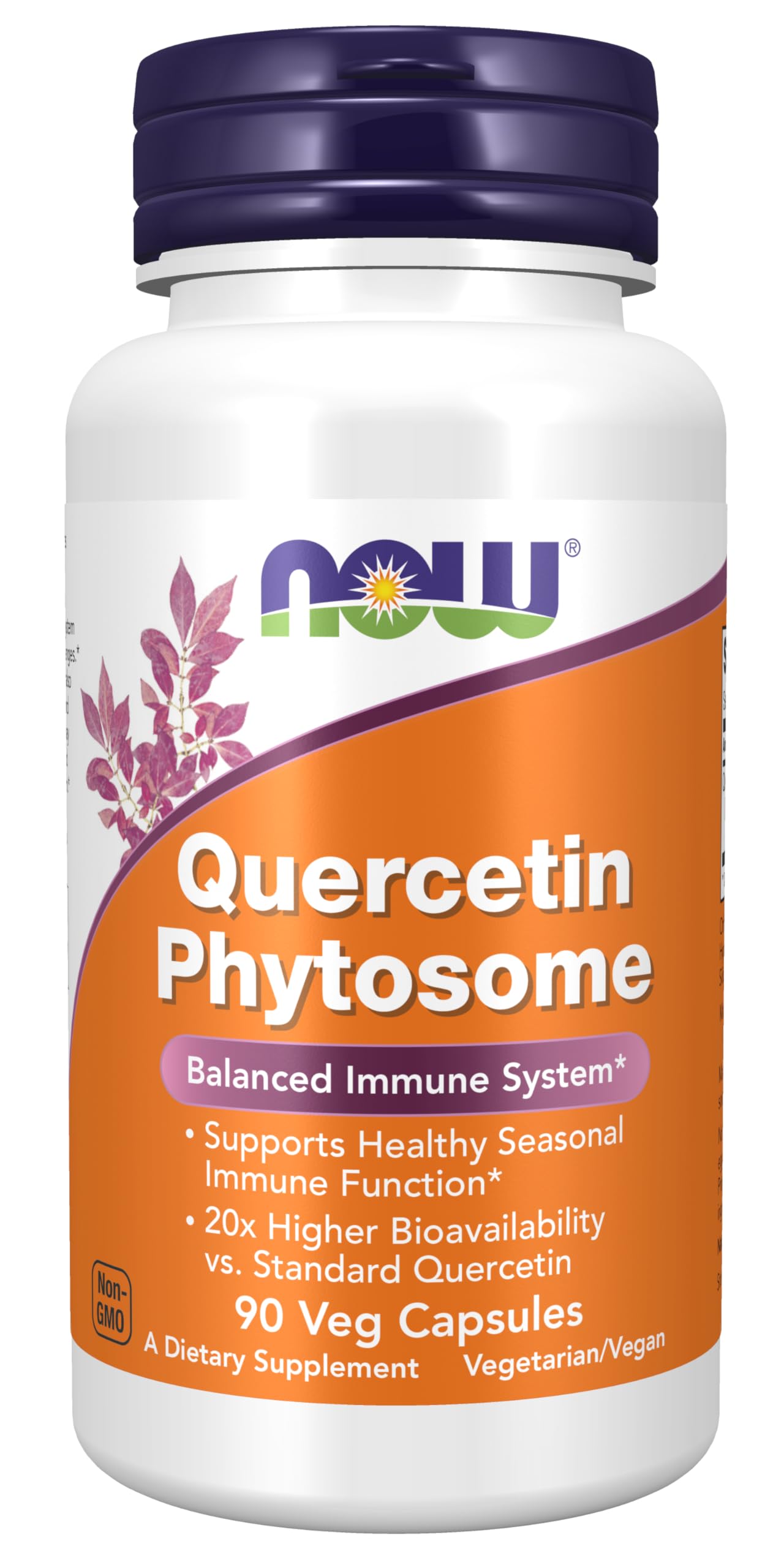 NOW Foods Quercetin Phytosome 250mg – Immune Support, 90 Vcaps