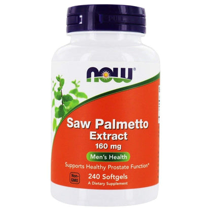 NOW Foods Saw Palmetto Extract 160 mg - 240 Softgels | Prostate Health Support