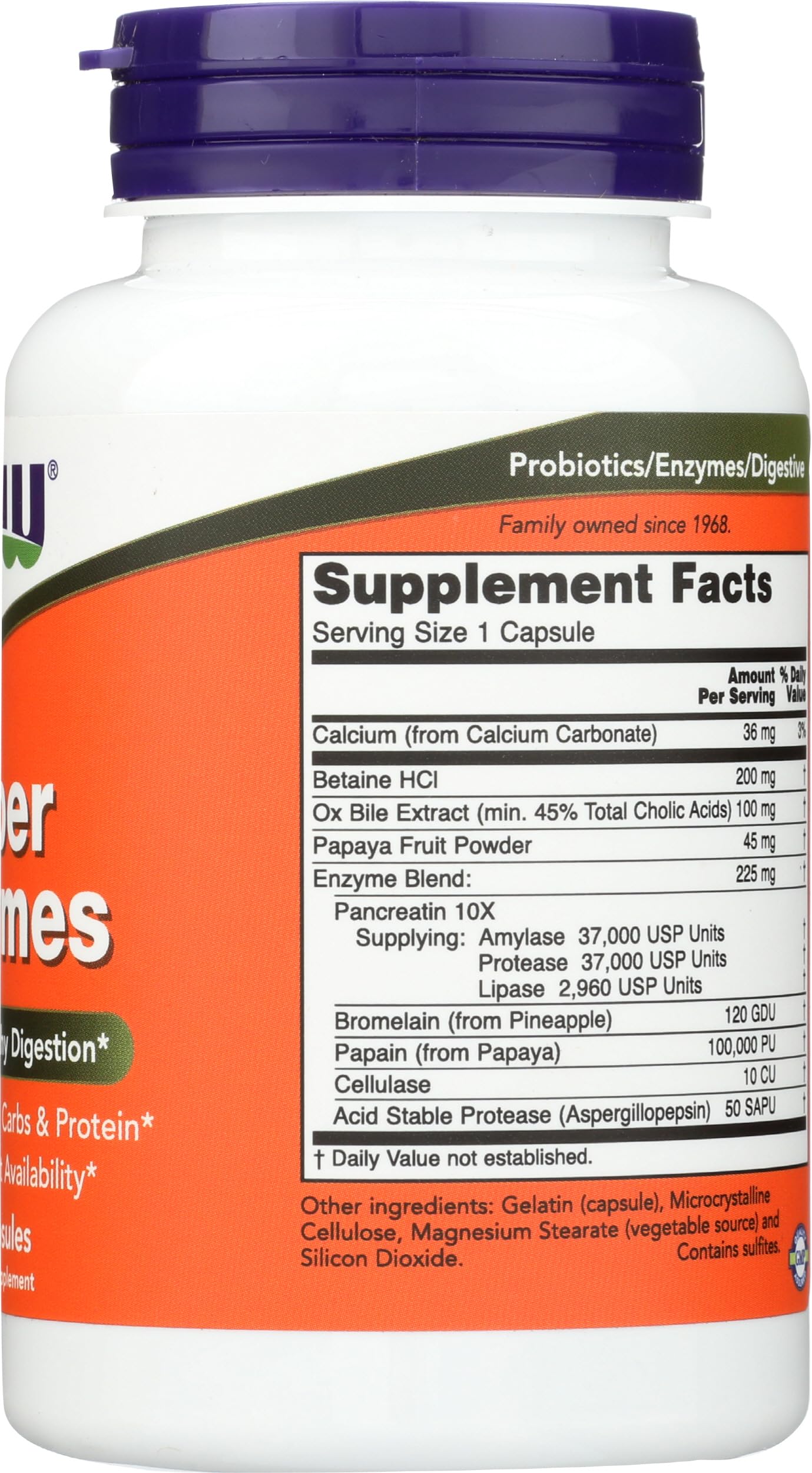 NOW Foods Super Enzymes - 90 Capsules | Digestive Enzyme Supplement