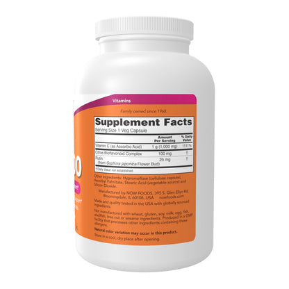 NOW Foods Vitamin C-1000 with Bioflavonoids - 500 Veg Capsules