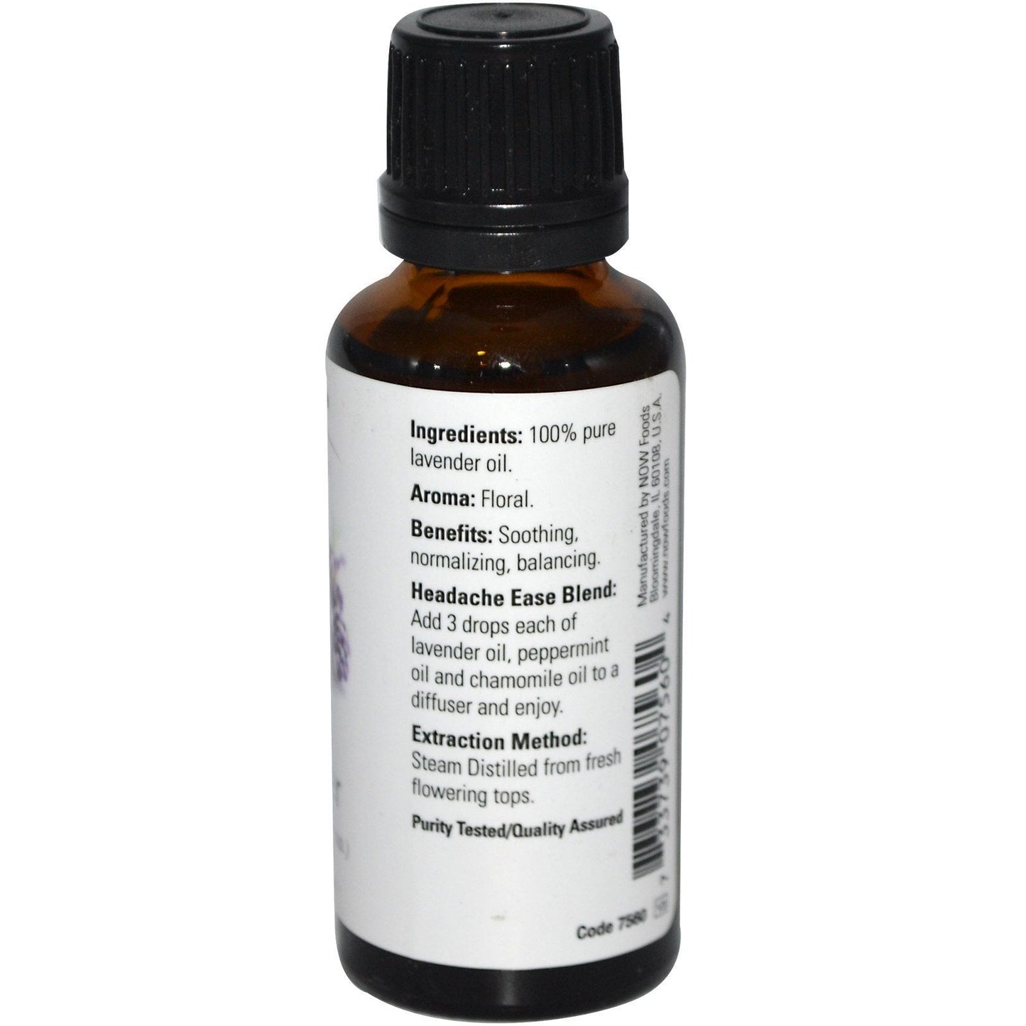 NOW 100% Pure Lavender Oil, 1 Oz | Aromatherapy Essential Oil