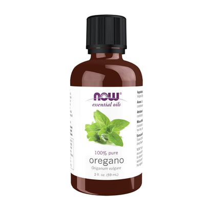 NOW Essential Oils Oregano Oil – 2 oz, Steam-Distilled, 100% Pure, Vegan