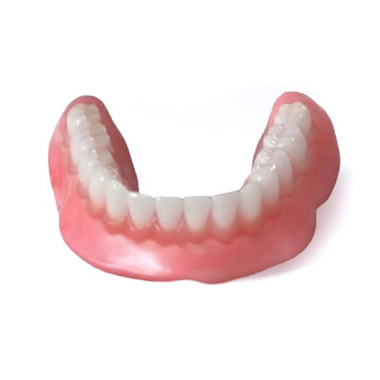 Heat and Fit NowDenture™ – Premium Immediate Lower Dentures (USA Made) – Real Teeth, Custom Fit, Medium