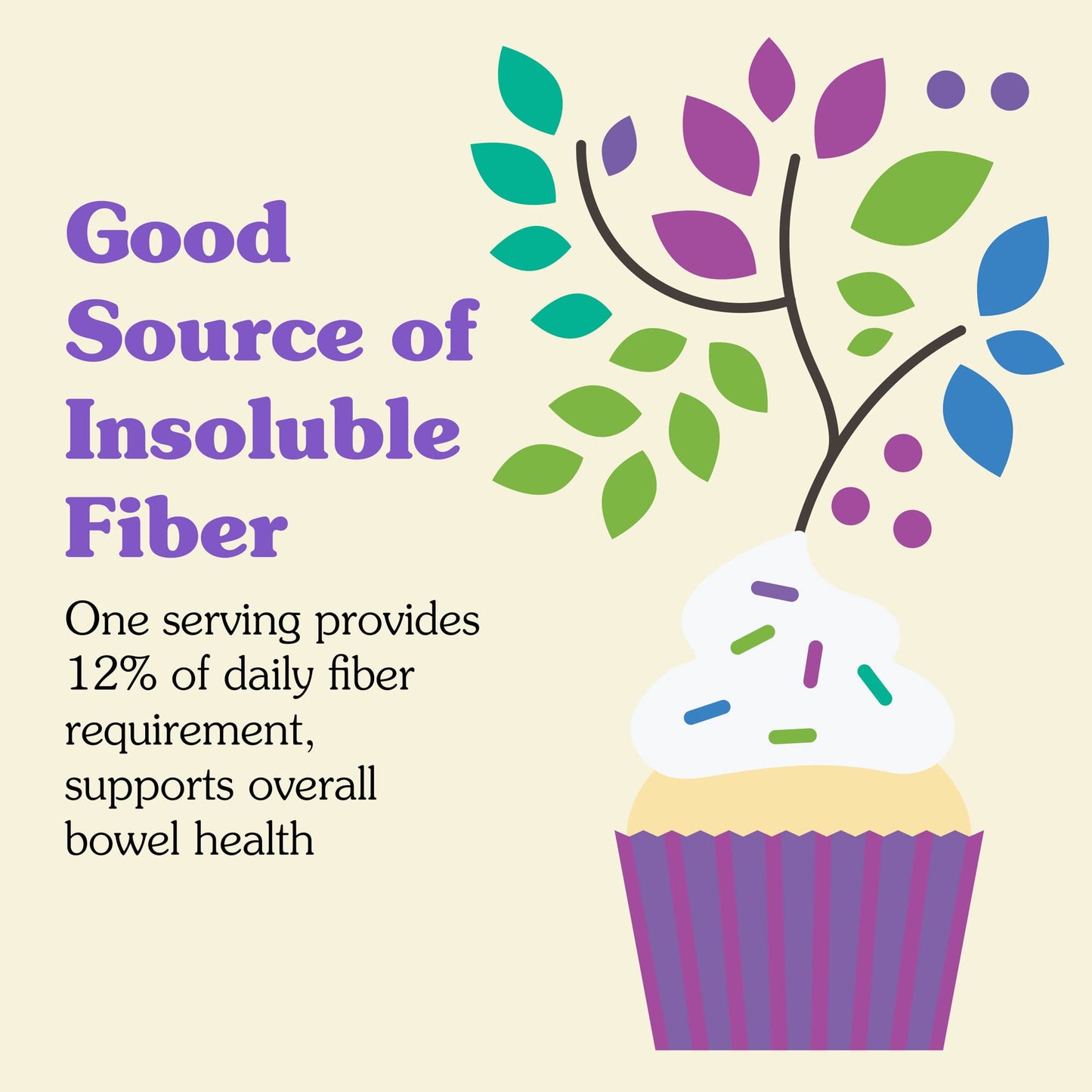 NuNaturals Oat Fiber Powder - All Natural, Non-GMO, Digestive Health, 5 lbs