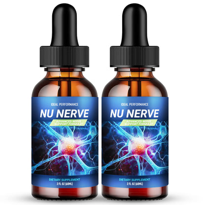 Nu Nerve Drops - Nerve Health Support | NuNerve Liquid Drops 2 Pack