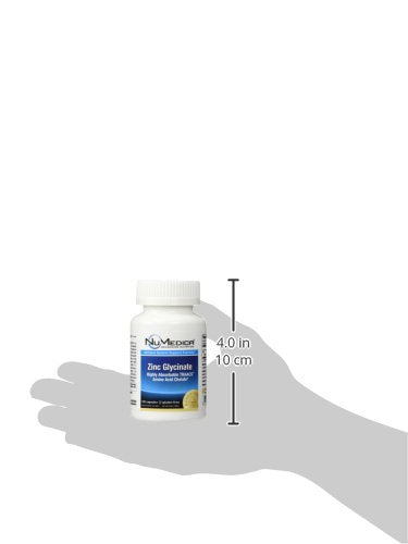 NuMedica - Zinc Glycinate 20mg - 120 Vegetable Capules