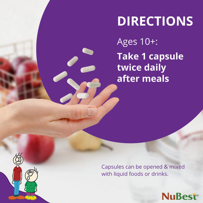 NuBest Tall 10+ – Advanced Bone Strength Formula for Kids 10+ & Teens | Supports Immunity, Development & Wellness | Pack 3 (3 Months)