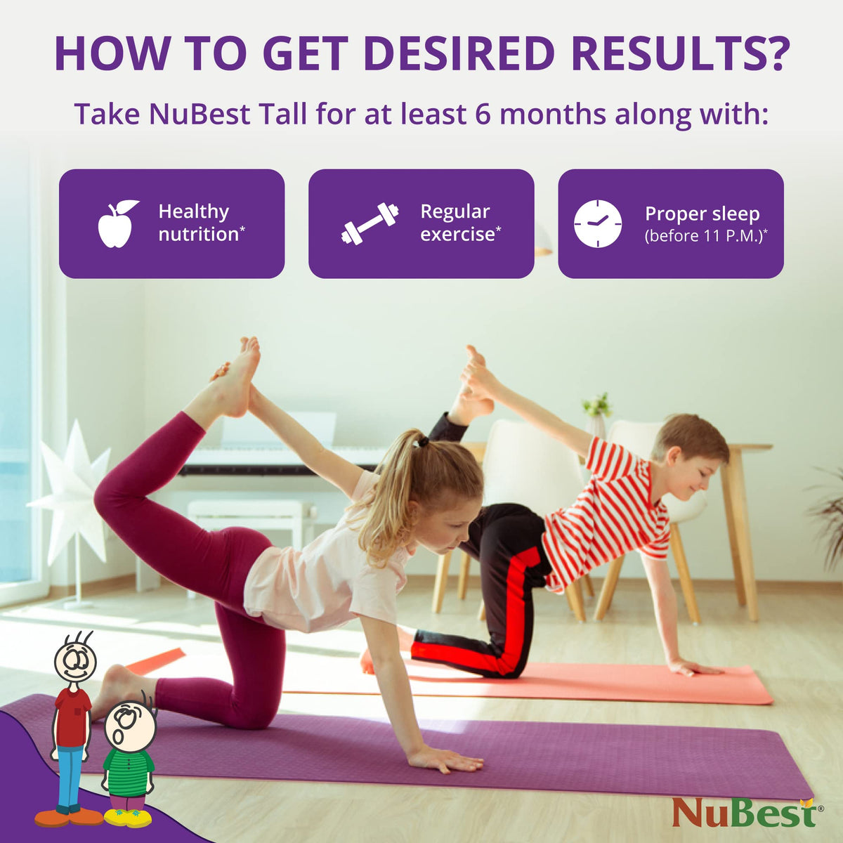NuBest Tall | Bone Strength, Immune Support & Growth for Ages 5+ — Pack 3 (3 Months)