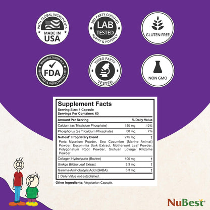 NuBest Tall | Bone Strength, Immune Support & Growth for Ages 5+ — Pack 3 (3 Months)