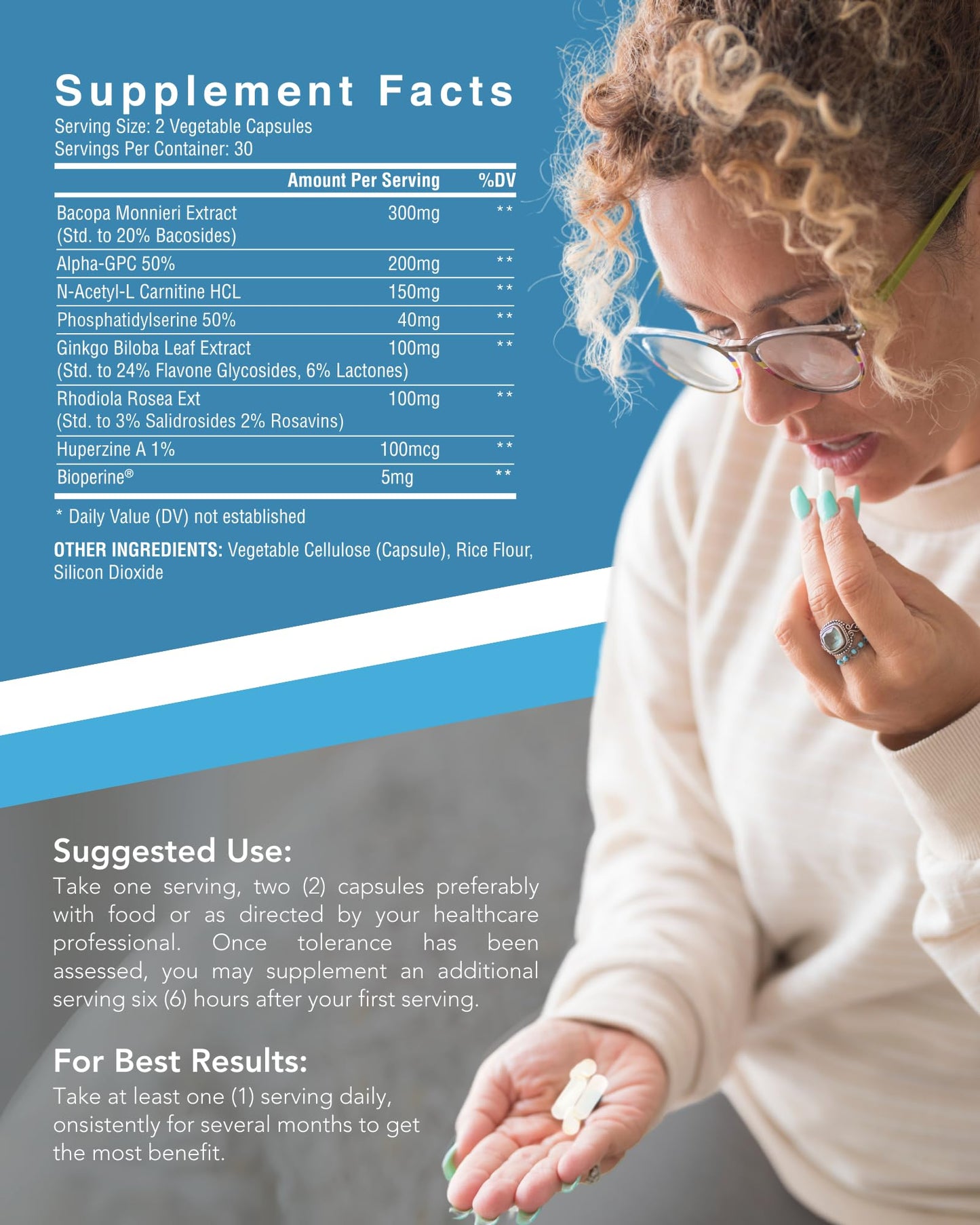 NuClarity - Premium Nootropic Brain Supplement for Focus & Clarity