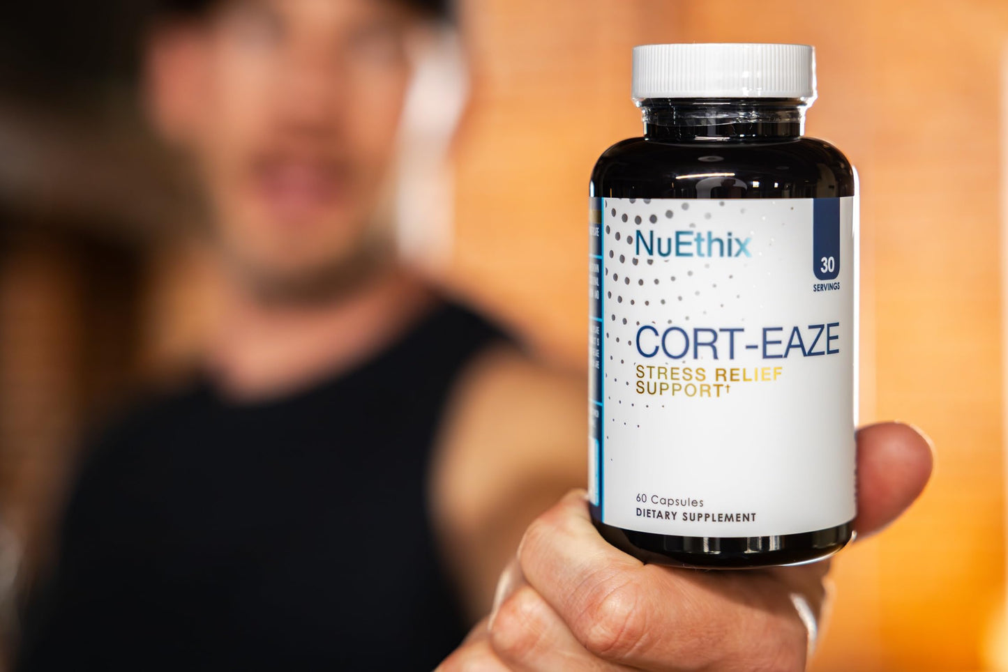 NuEthix Formulations Cort-Eaze – Cortisol Support Supplement with Ashwagandha, L-Theanine & Rhodiola Rosea | 60 Capsules