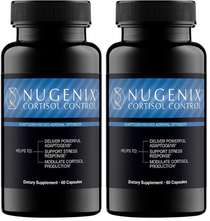 Nugenix Cortisol Control – Cortisol Manager & Adrenal Support for Men, 120 Capsules
