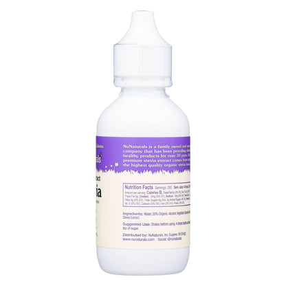 NuNaturals Clear Extract NuStevia – Plant-Based Sweetener, 2 oz, 2 Pack (Plastic)