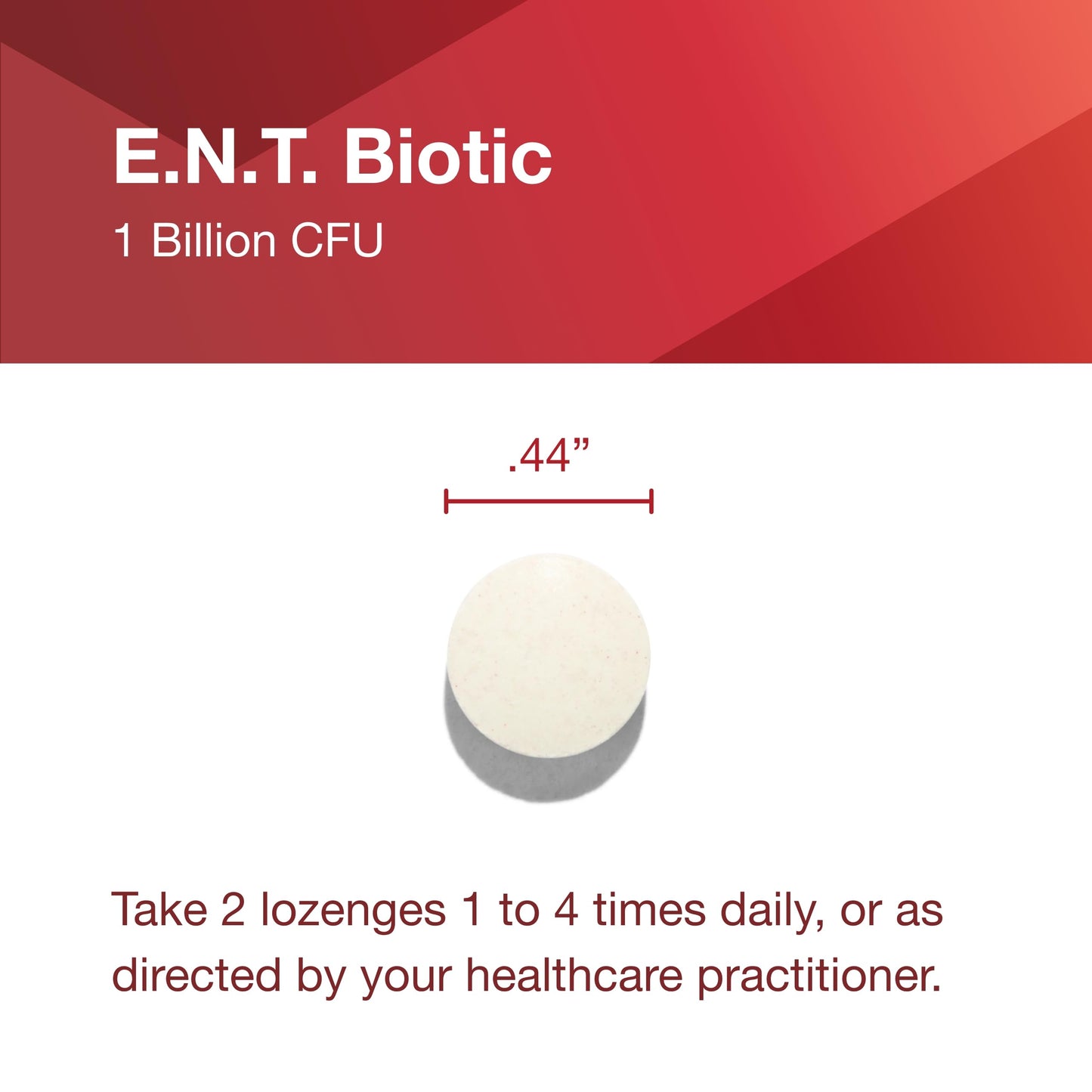 PROTOCOL FOR LIFE BALANCE E.N.T. Biotic Probiotic Lozenge – 1B CFU, Oral & Throat Health, 60 Lozenges