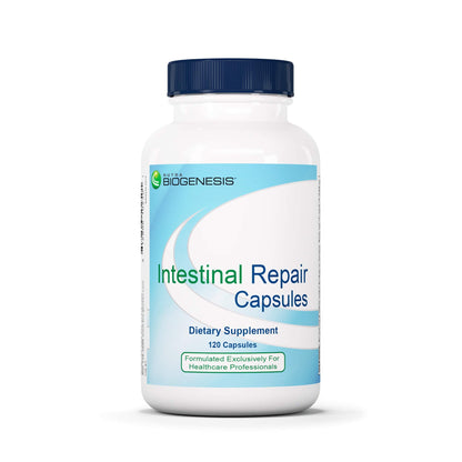 Nutra Biogenesis Intestinal Repair Capsules - Gut Health Supplement with Sodium Butyrate | 120 Capsules