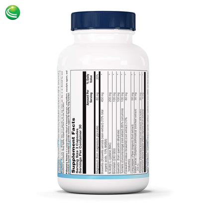 Nutra BioGenesis Pulmonary Factors – NAC & Boswellia Capsules for Digestive Support & Joint Comfort – 90 Veggie Capsules