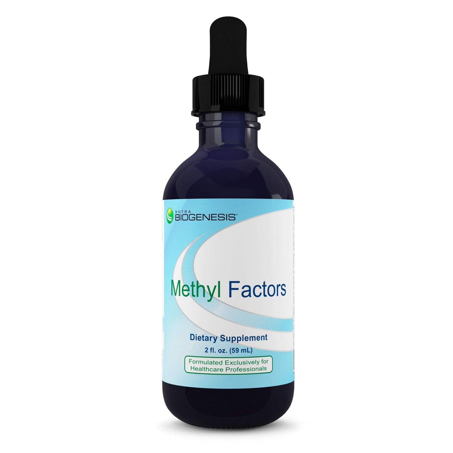 Nutra Biogenesis Methyl Factors – Vitamin B12 & Methylfolate Drops (Sugar-Free Sublingual) 2 fl oz