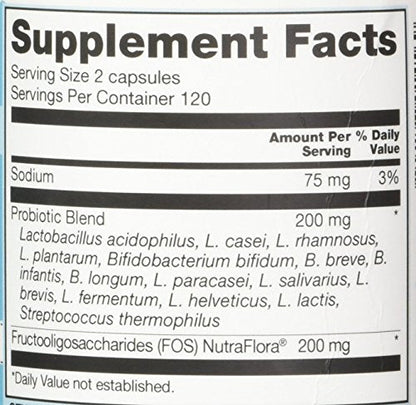 Vitacost Probiotic 15-35 Billion 240 Capsules | 15 Strains, 35B CFU