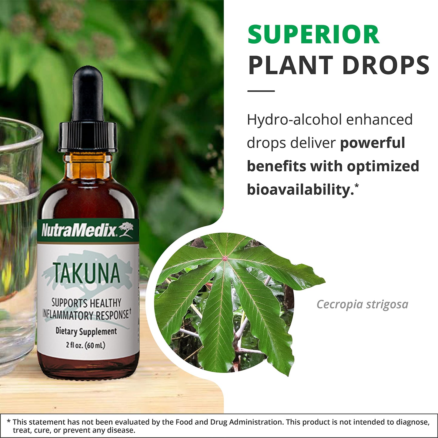 NutraMedix Immune Support Liquid – Takuna Blanca Bark Extract (1oz/30ml) for Women & Men