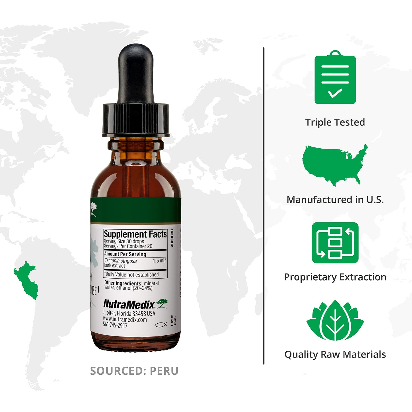 NutraMedix Immune Support – Takuna Blanca Bark Liquid Extract (2oz/60ml) Bioavailable