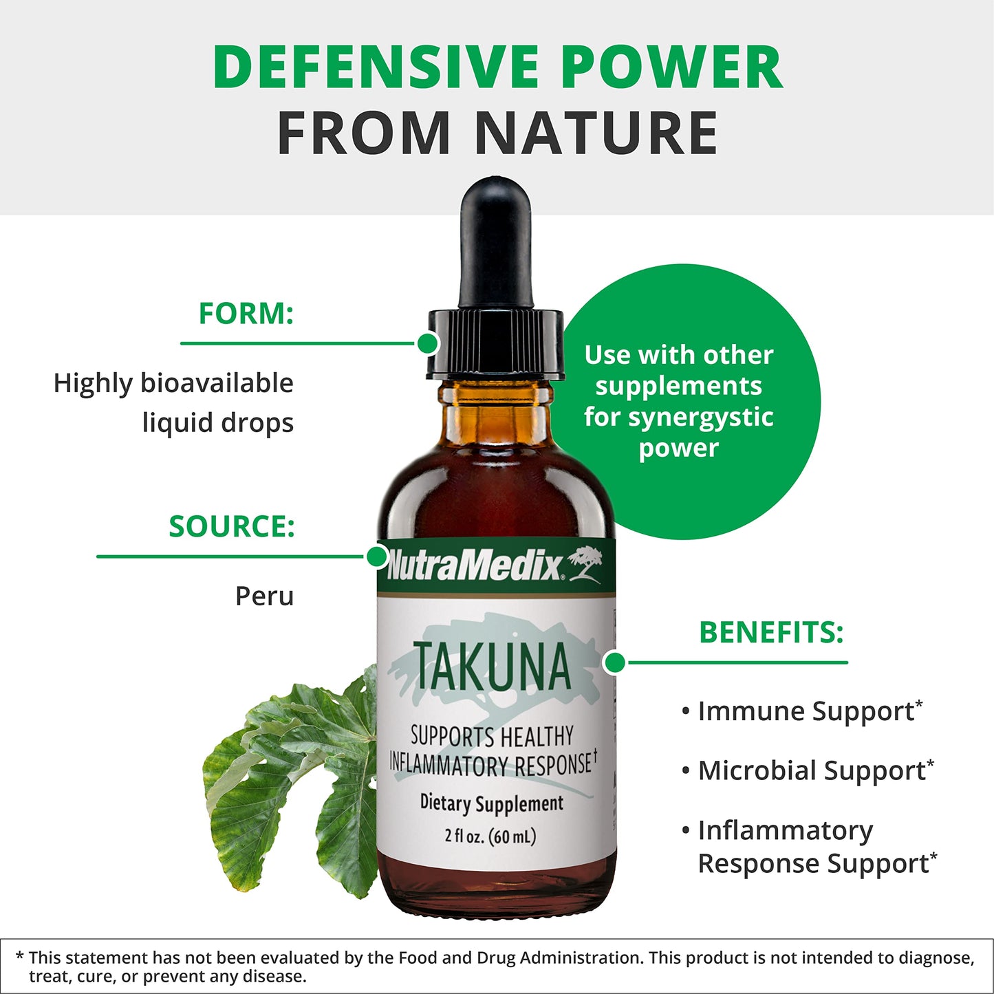 NutraMedix Immune Support – Takuna Blanca Bark Liquid Extract (2oz/60ml) Bioavailable