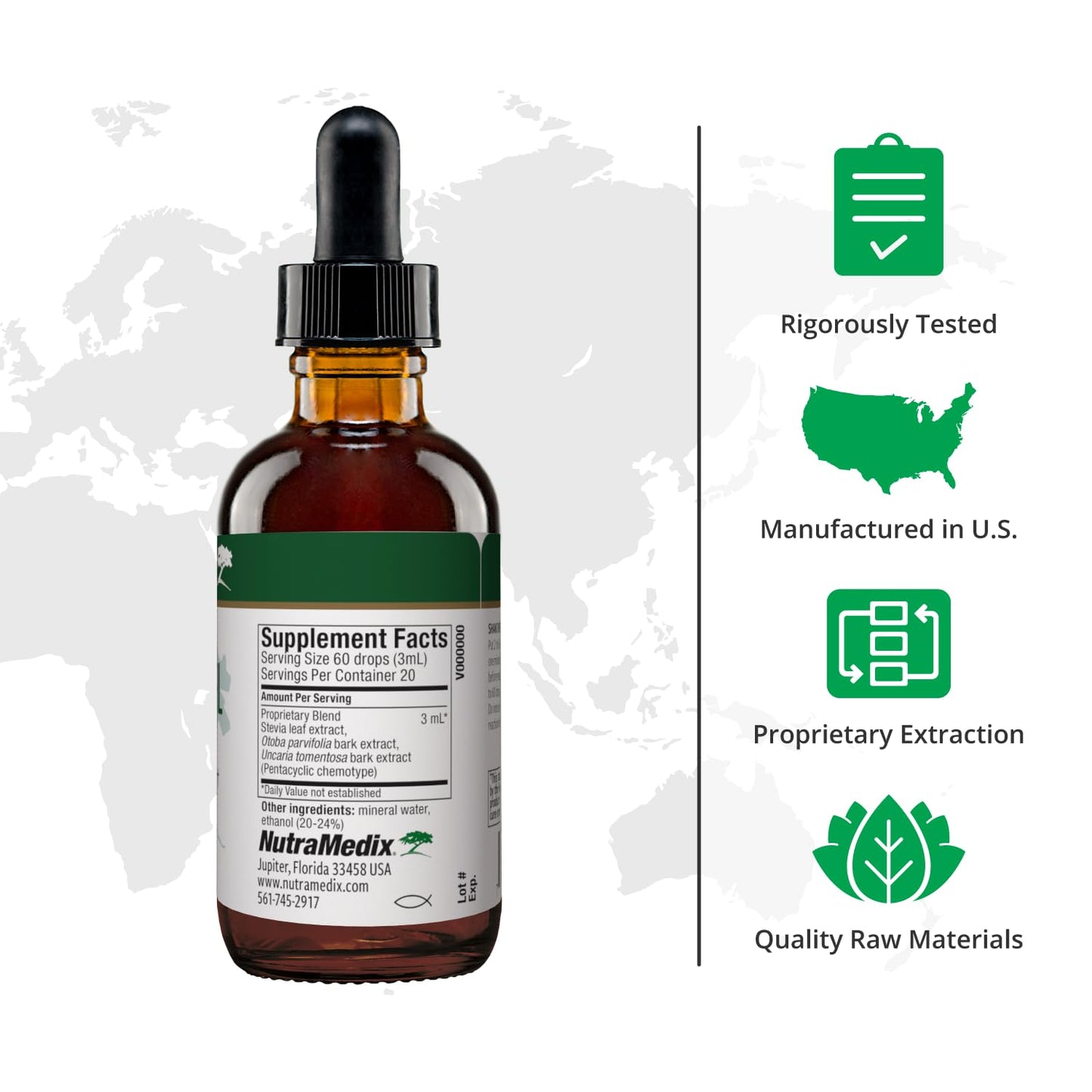 Nutramedix Nutra BRL – Liquid Herbal Immune Support & Digestive Health (60mL)