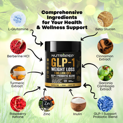 NutraPep GLP-1 Probiotic Weight Loss Support - Berberine