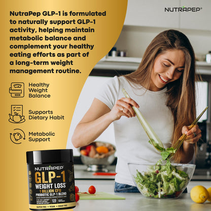 NutraPep GLP-1 Probiotic Weight Loss Support - Berberine
