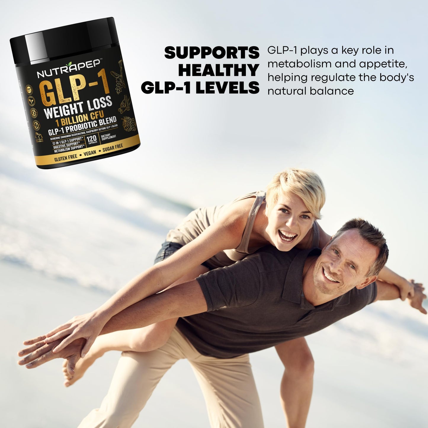 NutraPep GLP-1 Probiotic Weight Loss Support - Berberine