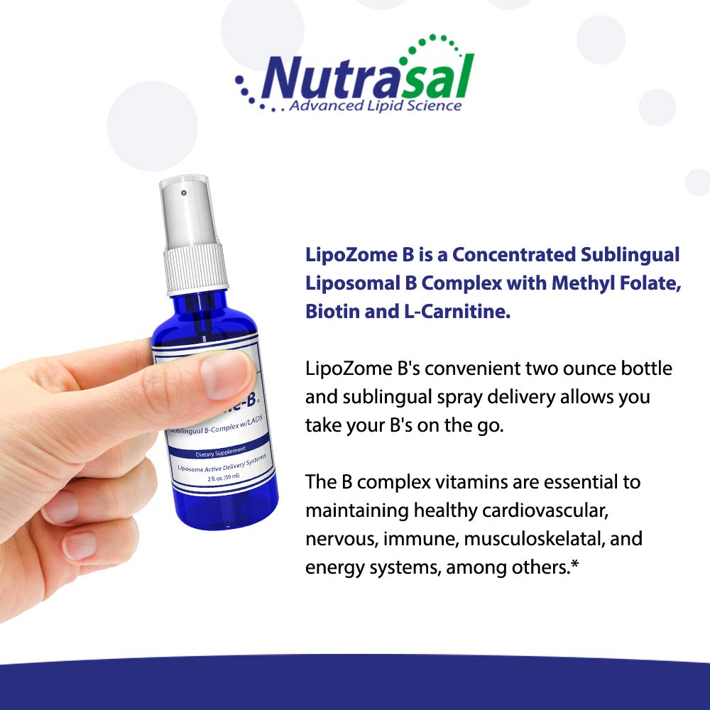 Nutrasal LipoZome B-Complex Sublingual Spray 2 oz