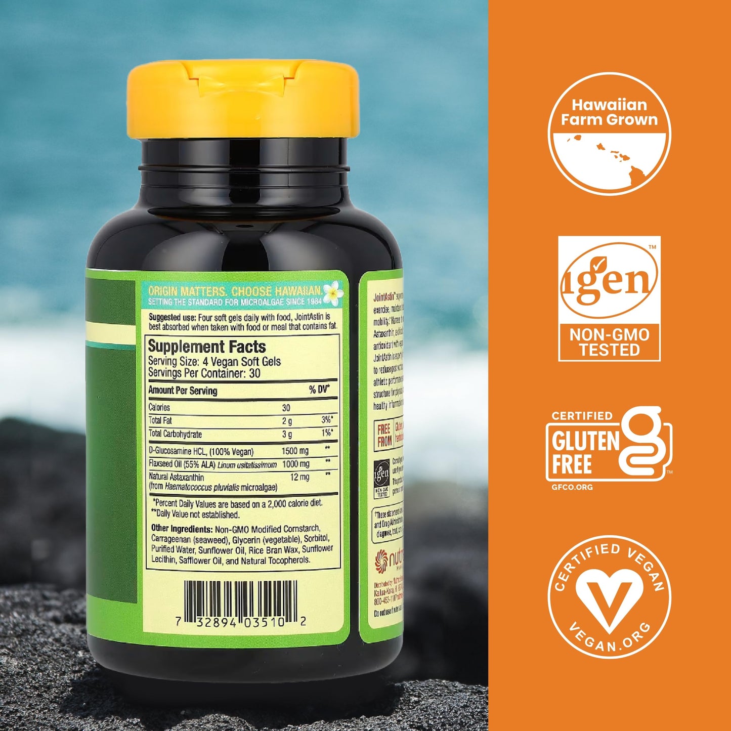 Nutrex Hawaii JointAstin – 12 mg, 120 Softgels | Joint Support