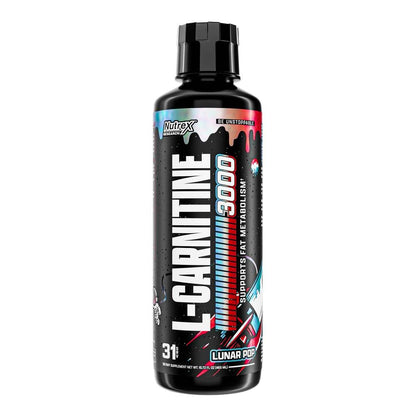 Nutrex Research Liquid Carnitine 3000 | Premium Liquid Carnitine, Stimulant Free, Lunar Pop (31 Servings)