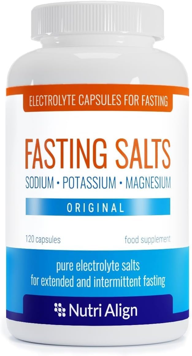 Nutri-Align Fasting Salts – Sugar & Filler Free Electrolyte Capsules, 120 Caps