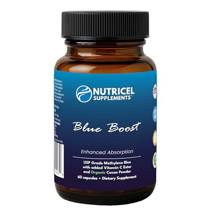 Nutricel Methylene Blue Capsules 12 mg | 60ct | Vitamin C Ester | Made in USA