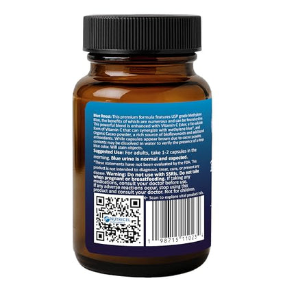 Nutricel Methylene Blue Capsules 12 mg | 60ct | Vitamin C Ester | Made in USA