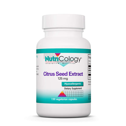 Nutricology Citrus Seed Extract Supplement – Grapefruit Seed Extract, Vegetarian Capsules, 150 Count